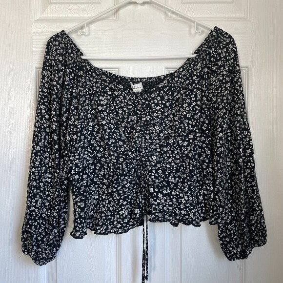 Japna floral cropped blouse summer spring - Picture 1 of 7